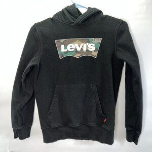 LEVI'S Camo Graphic Boys Hoodie Sweater Size 10/12